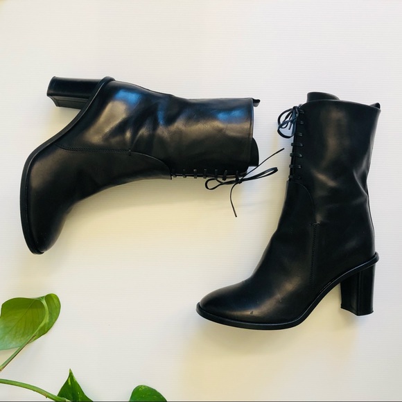 Attilio Giusti Leombruni Boots heel full Leather - Picture 9 of 16